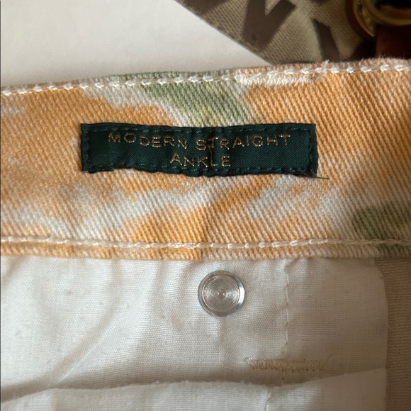 Ralph Lauren Multicolor Floral Women's Straight Leg Jeans size 6 petite - Picture 9 of 10